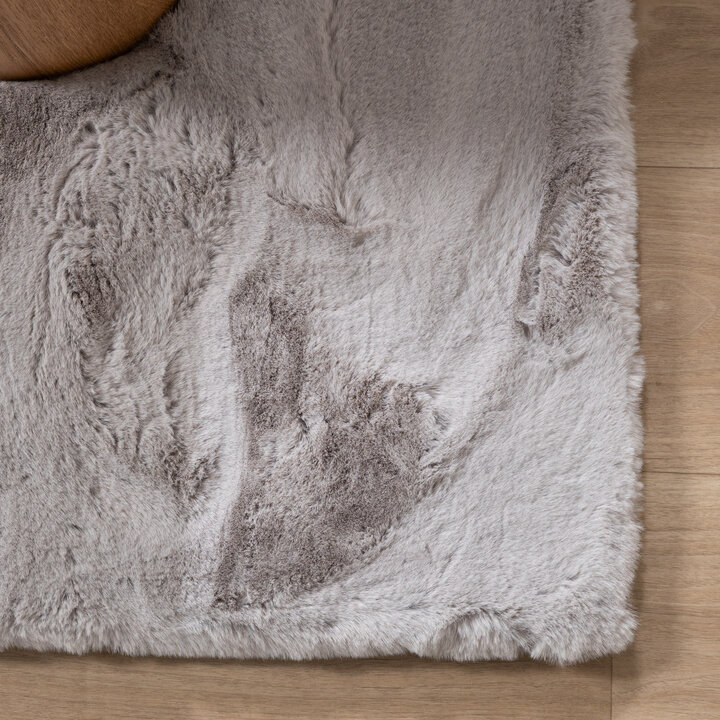 Hochflor Teppich Quadratisch - Comfy Supreme Grau - 4