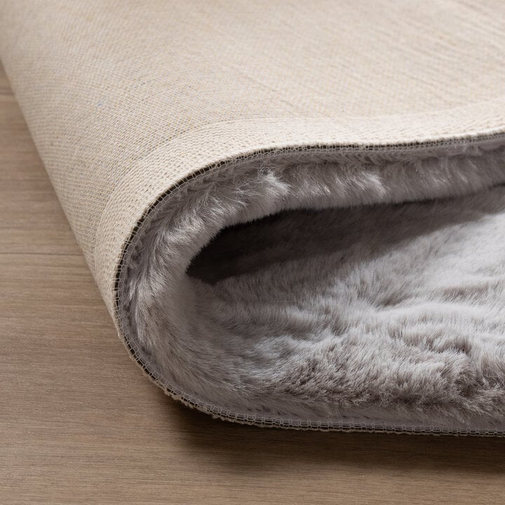 Hochflor Teppich Quadratisch - Comfy Supreme Grau - 6