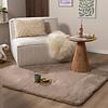 Hochflor Teppich Quadratisch - Comfy Supreme Taupe - thumbnail