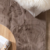 Hochflor Teppich Quadratisch - Comfy Supreme Taupe - thumbnail 2