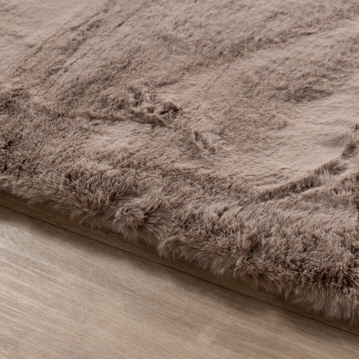Hochflor Teppich Quadratisch - Comfy Supreme Taupe - 5