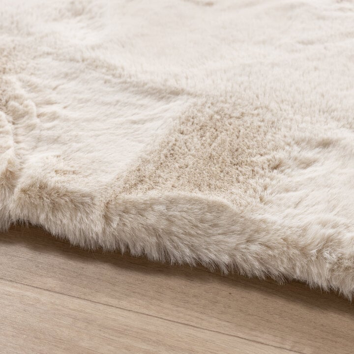 Hochflor Teppich Quadratisch - Comfy Supreme Creme - 5