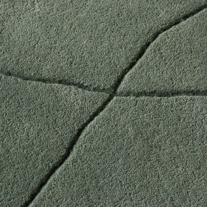 Teppich Organisch - Elodie Grün - 3