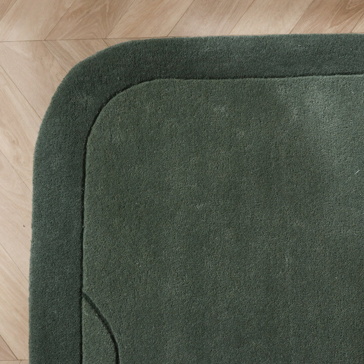 Teppich Organisch - Elodie Grün - 4