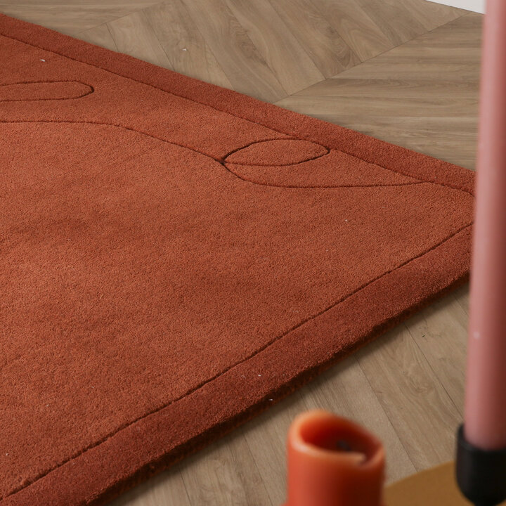 Teppich Organisch - Elodie Terracotta - 2
