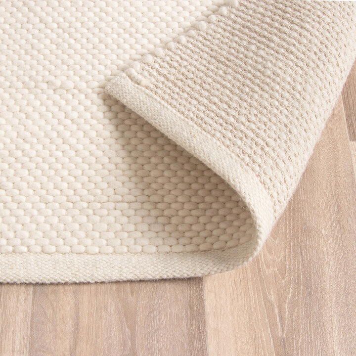 Wollteppich Quadratisch - Feline Weiß - 6