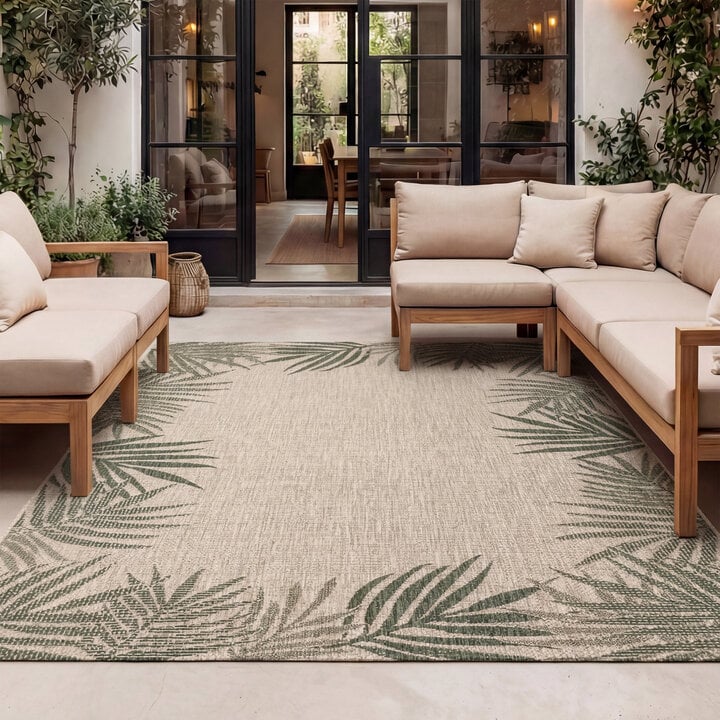 In- & Outdoor Teppich - Tiga Edge Grün