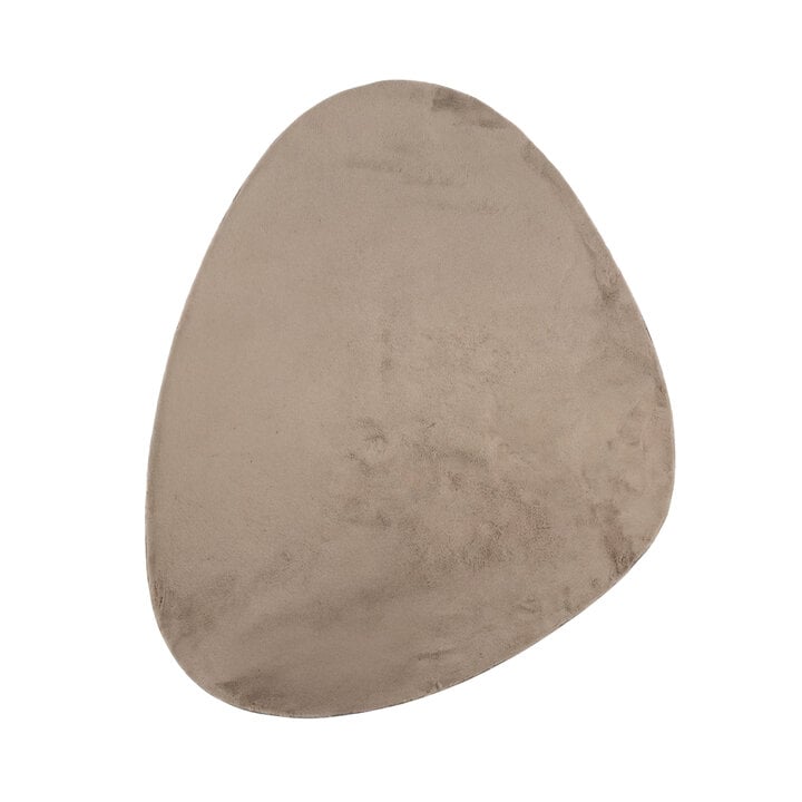 Flauschiger Teppich - Cozy Pebble Taupe - 1