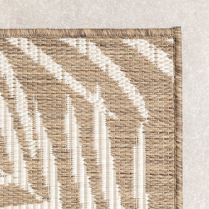 In-& Outdoor Teppich - Malta Leaves Natur - 4