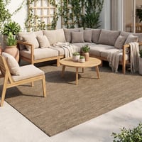 In-& Outdoor Teppich - Malta Arrow Natur