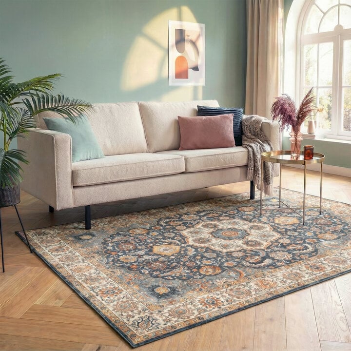 Teppich Vintage - Imagine Medaillon Bunt