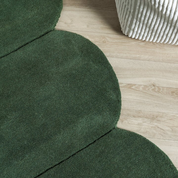Teppich Organisch - Chester Lines Grün - 2