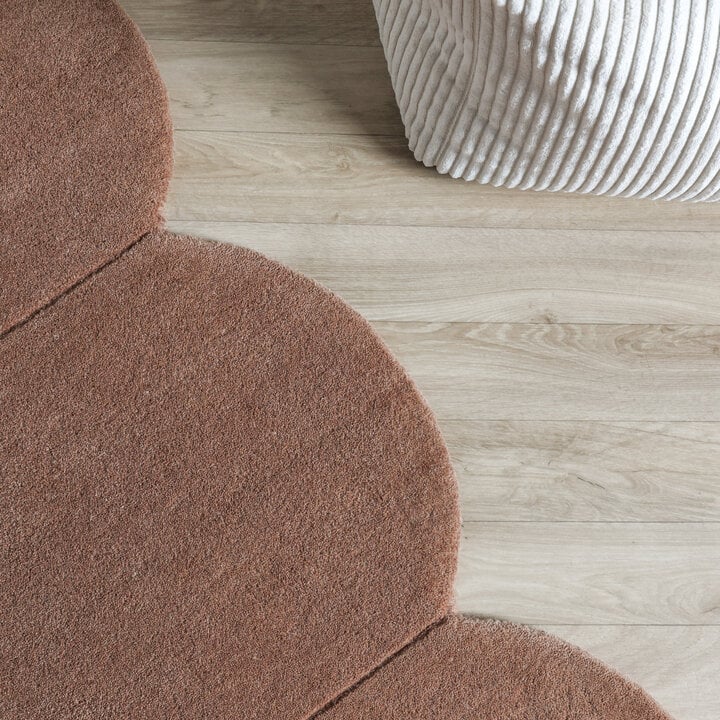 Teppich Organisch - Chester Lines Braun - 2