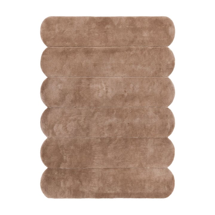 Teppich Organisch - Chester Lines Braun - 1