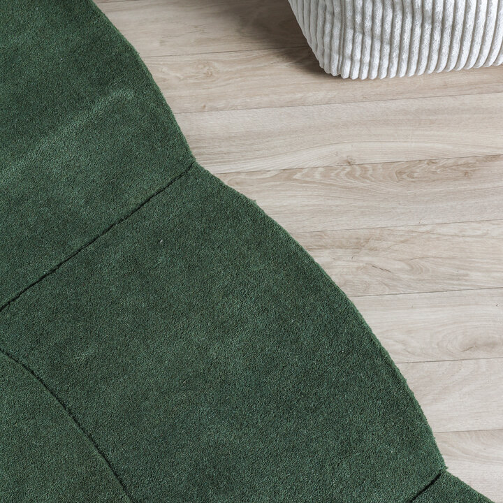 Teppich Organisch - Chester Blocks Grün - 2