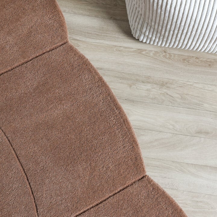 Teppich Organisch - Chester Blocks Braun - 2