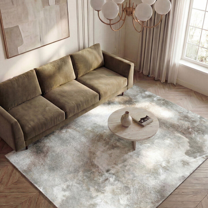 Designer Teppich - Lunara Taupe