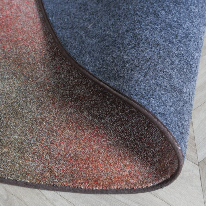 Designer Teppich Rund - Lunara Rot - 6