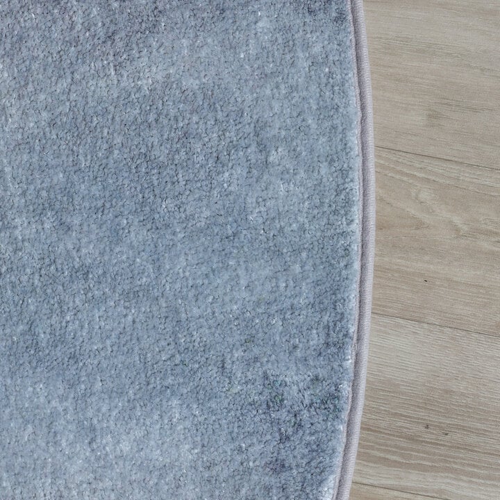 Designer Teppich Rund - Lunara Grau - 4