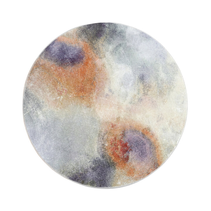 Designer Teppich Rund - Lunara Lila - 1