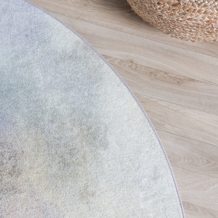 Designer Teppich Rund - Lunara Lila - 2