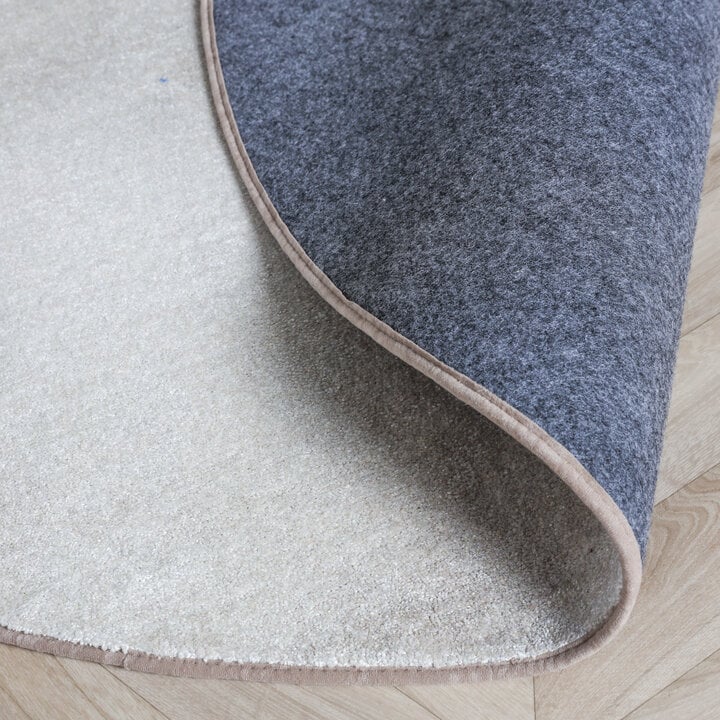 Designer Teppich Rund - Lunara Taupe - 6