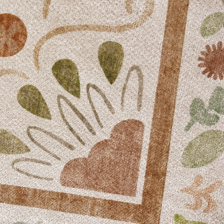 Outdoor-Teppich - Maui Border Rosa - 3