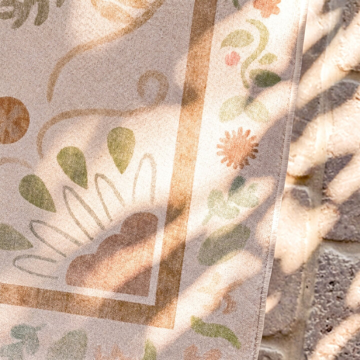 Outdoor-Teppich - Maui Border Rosa - 2