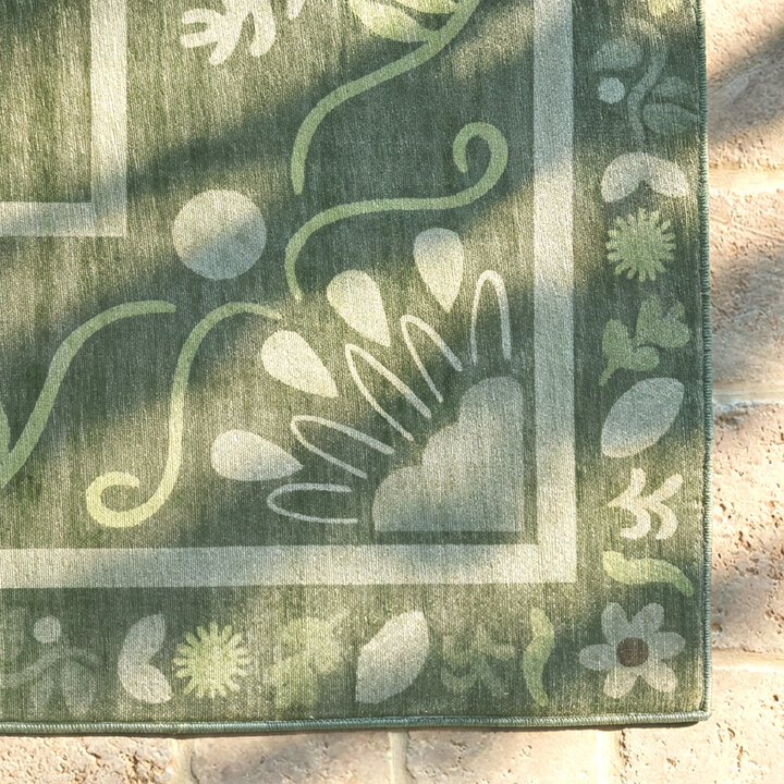 Outdoor-Teppich - Maui Border Grün - 4