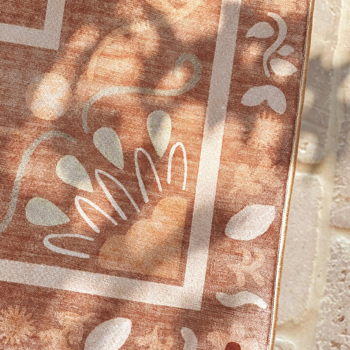 Outdoor-Teppich - Maui Border Terrakotta - 2