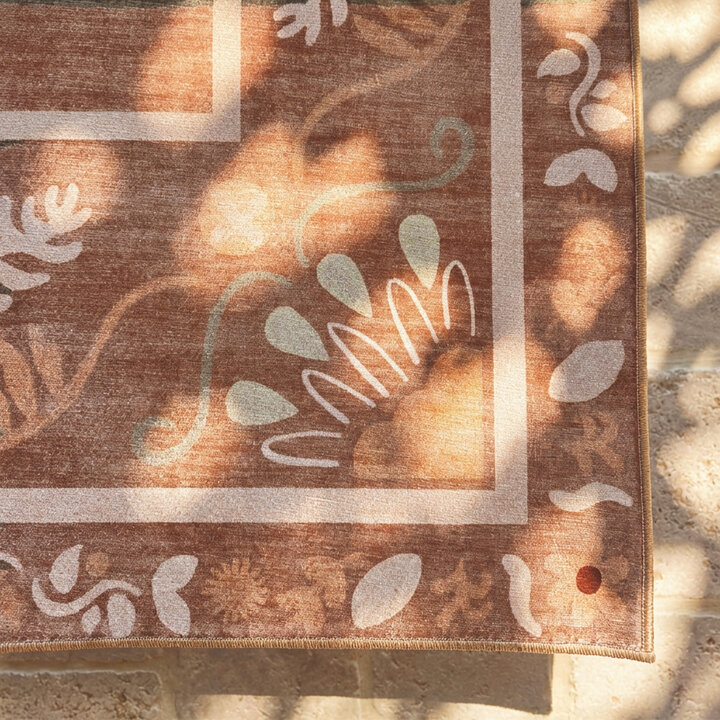 Outdoor-Teppich - Maui Border Terrakotta - 4