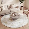 Teppich Vintage Rund - Lago Grün Creme - thumbnail