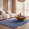 Teppich Organisch - Elodie Blau - thumbnail
