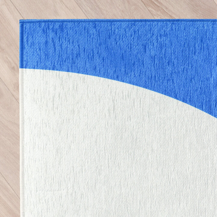 Geometrischer Teppich - Swing Shapes Blau - 4