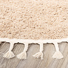 Teppich Hochflor Rund - Lofty Fringe Beige - thumbnail 3