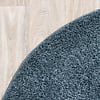 Teppich Hochflor Rund - Lofty Blau - thumbnail 4