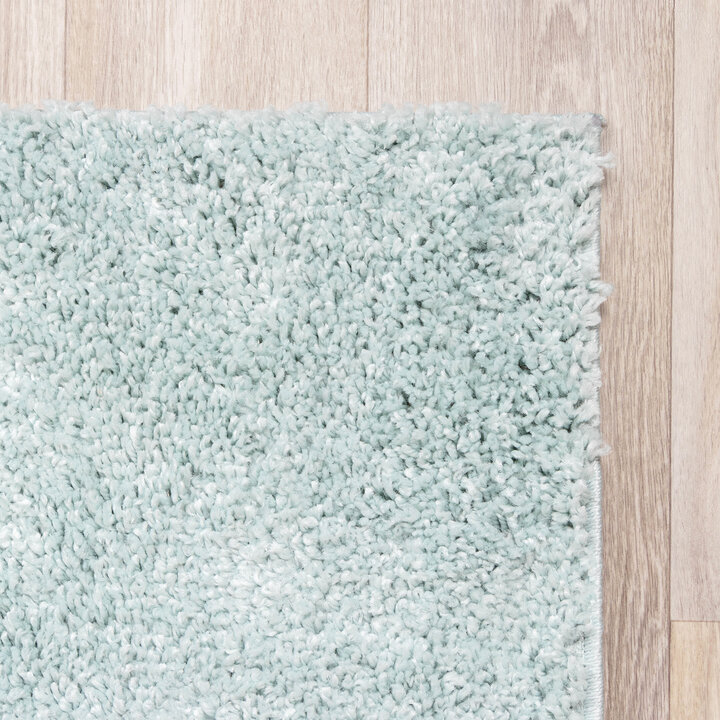 Teppich Hochflor - Lofty Hellblau Türkis - 4