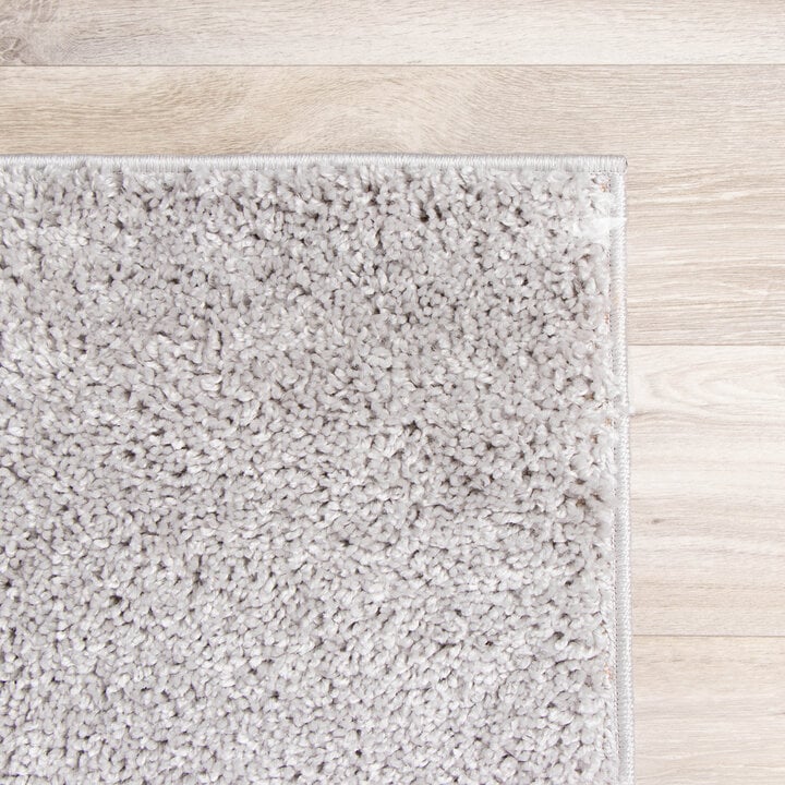 Teppich Hochflor - Lofty Hellgrau - 4