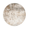 Waschbarer Teppich Rund - Misha Grunge Creme Braun - thumbnail 1
