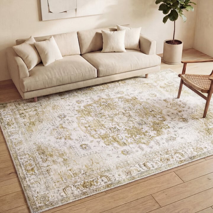 Teppich Vintage - Lago Grün Creme