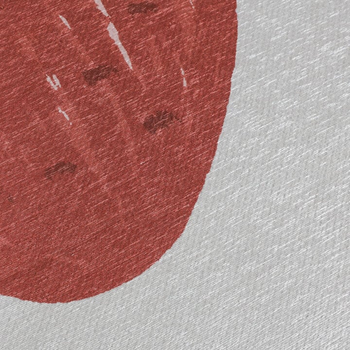 Waschbarer Kinderteppich - Mick Erdbeere Rot - 3