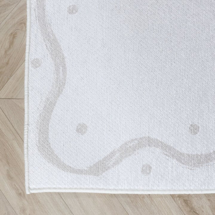 Waschbarer Kinderteppich - Mick Traube Violett - 4