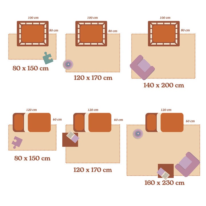 Waschbarer Kinderteppich - Mick Orange - 7
