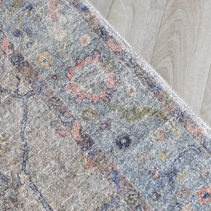 Vintage Teppich - Matteo Oriental Blau Beige - 2