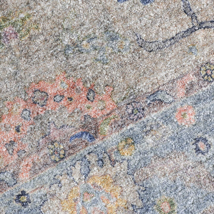 Vintage Teppich - Matteo Oriental Blau Beige - 3