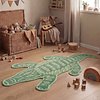 Waschbarer Kinderteppich - Raf Croco Grün - thumbnail