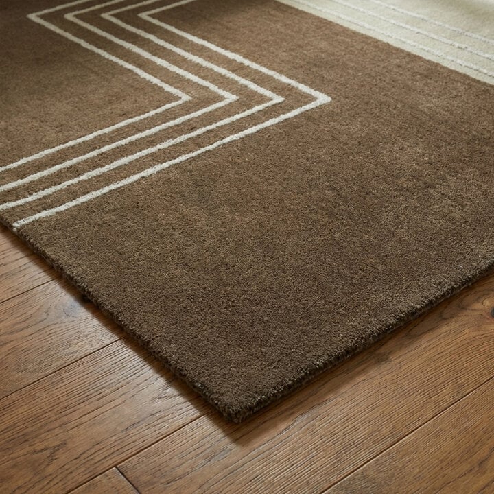 Wollteppich - Harvey Lines Grün - 3