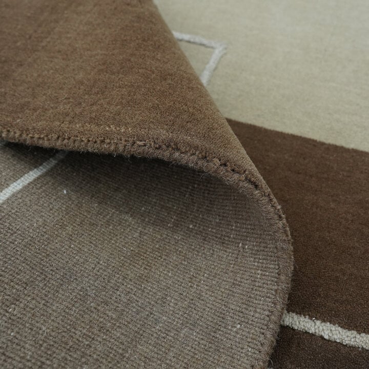 Wollteppich - Harvey Lines Grün - 5