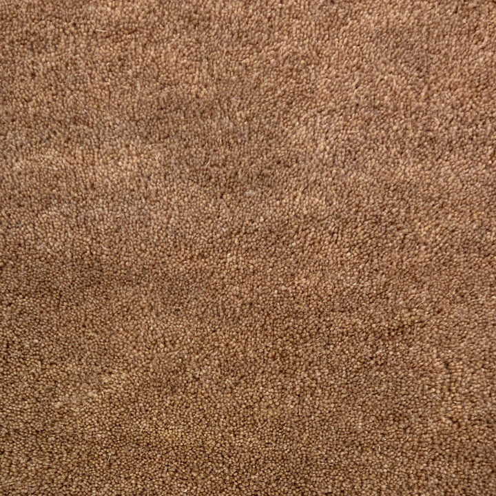 Wollteppich rund - Leone Braun - 2