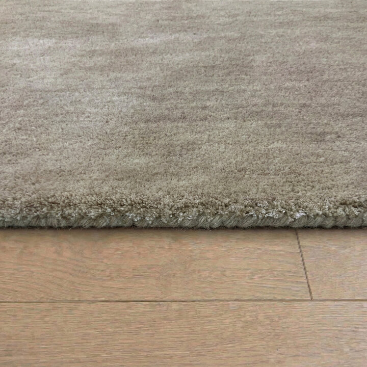 Wollteppich rund - Leone Grau - 4